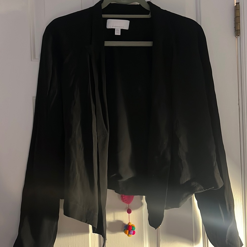 Black blazer blouse